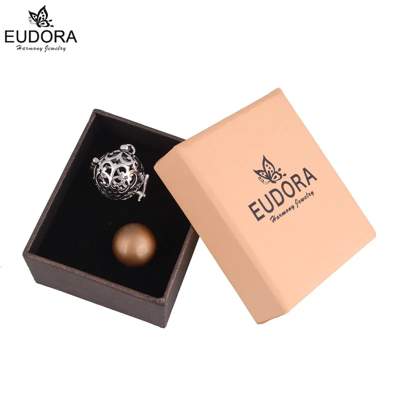Eduora 16mm Harmony Bola Pendant Fit 16mm Chime Ball Angel Caller Maternity Jewelry Pregnant Floating Locket Pendant Gift BH108 6