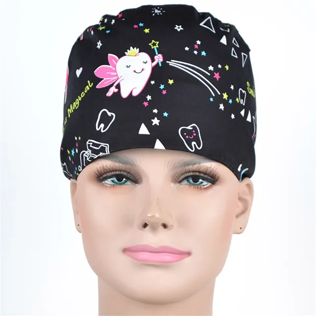 Buy Tooth Fairy Surgical Scrub Cap Cotton Medical