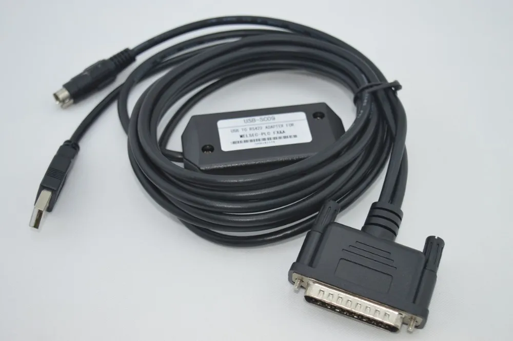 USB-SC09 Кабель-адаптер для программирования MELSEC FX и серии PLC, поддержка Win7, SC-09 USB, быстрая