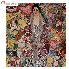 Полный квадратный/круглый алмаз 5D DIY Алмазная картина леди женщина, алмазная вышивка на заказ фото вышивка крестиком 60x60 см Декор