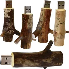 Можно настроить логотип) USB флэш-накопитель дерево вилка ручка привод реальная емкость 4 ГБ 8 ГБ 16 г 32 г деревянная Флэшка 100 шт./партия