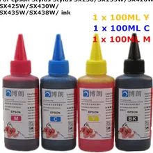 Универсальные высококачественные 4 вида цветов чернила премиум-класса 400 мл для EPSON stylus SX230/SX235W/SX420W/SX425W/SX430W/SX435W/SX438W принтеры