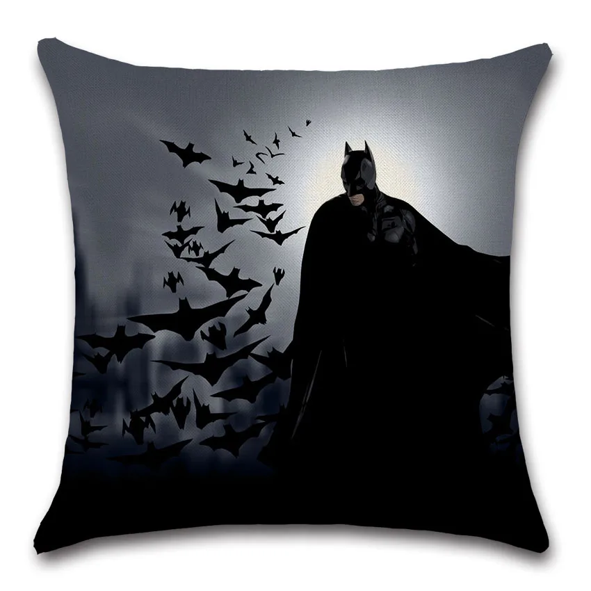 Темный рыцарь Бэтмен супер герой наволочка вечерние украшения для дома диван подушка для кресла сиденья чехол детский подарок для друга