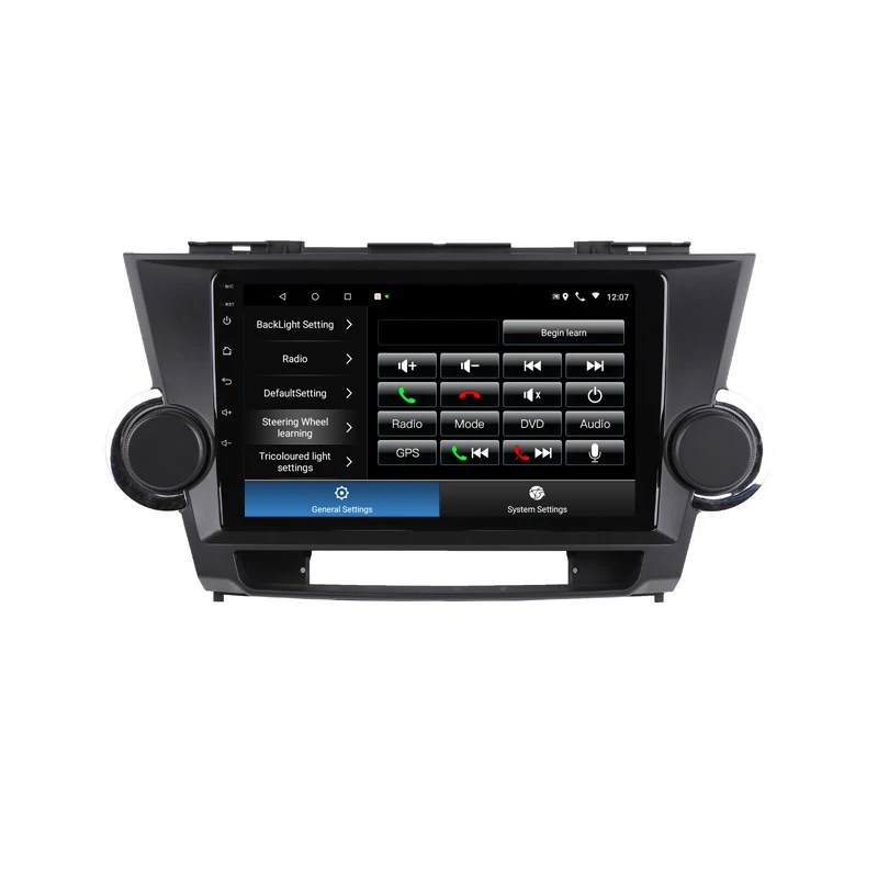 Top 10.1" 4G RAM 8 cores Android Car DVD GPS Navigation For Toyota Highlander 2009 2010 2011 2012 2013 audio stereo car radio 20