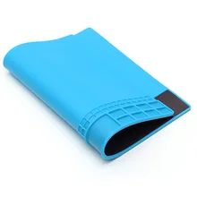 Магнитный термостойкий Коврик для пайки силиконовый тепловой пистолет BGA изоляция паяльной станции Pad ремонтные инструменты обслуживания платформы D