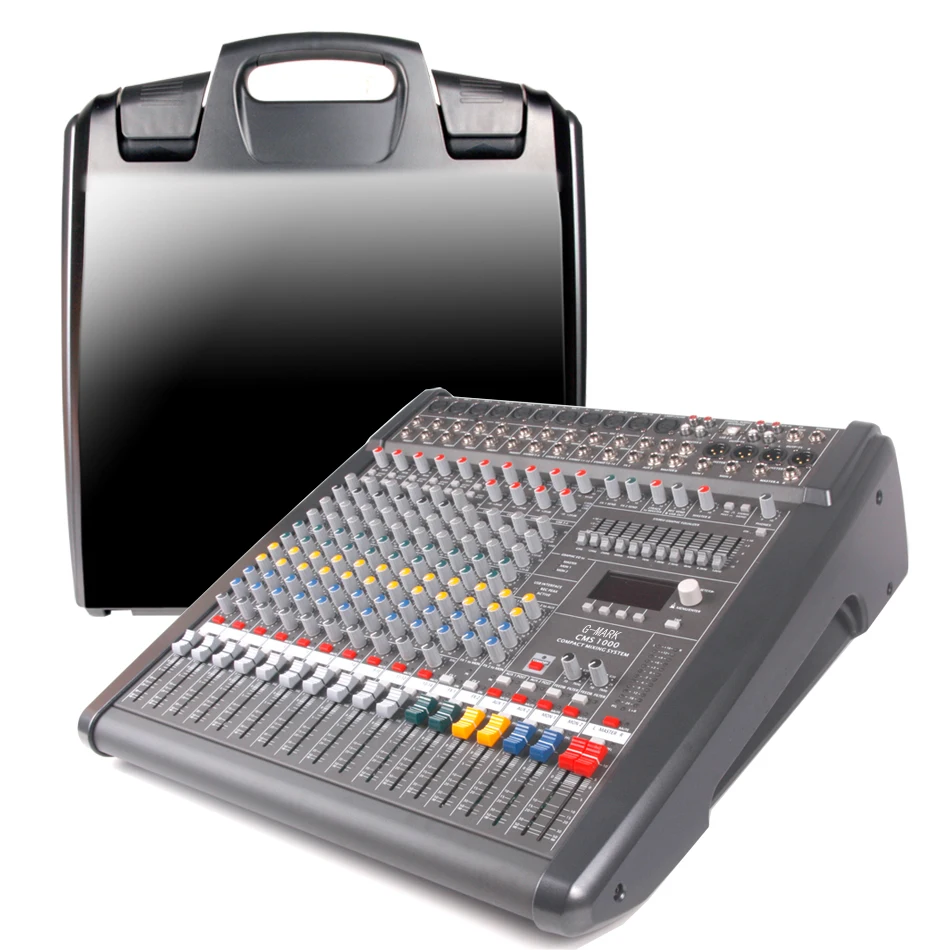 

CMS Professional audio Mixer Console 1000-3 with Plastic cover 11 brand EQ DSP Effects