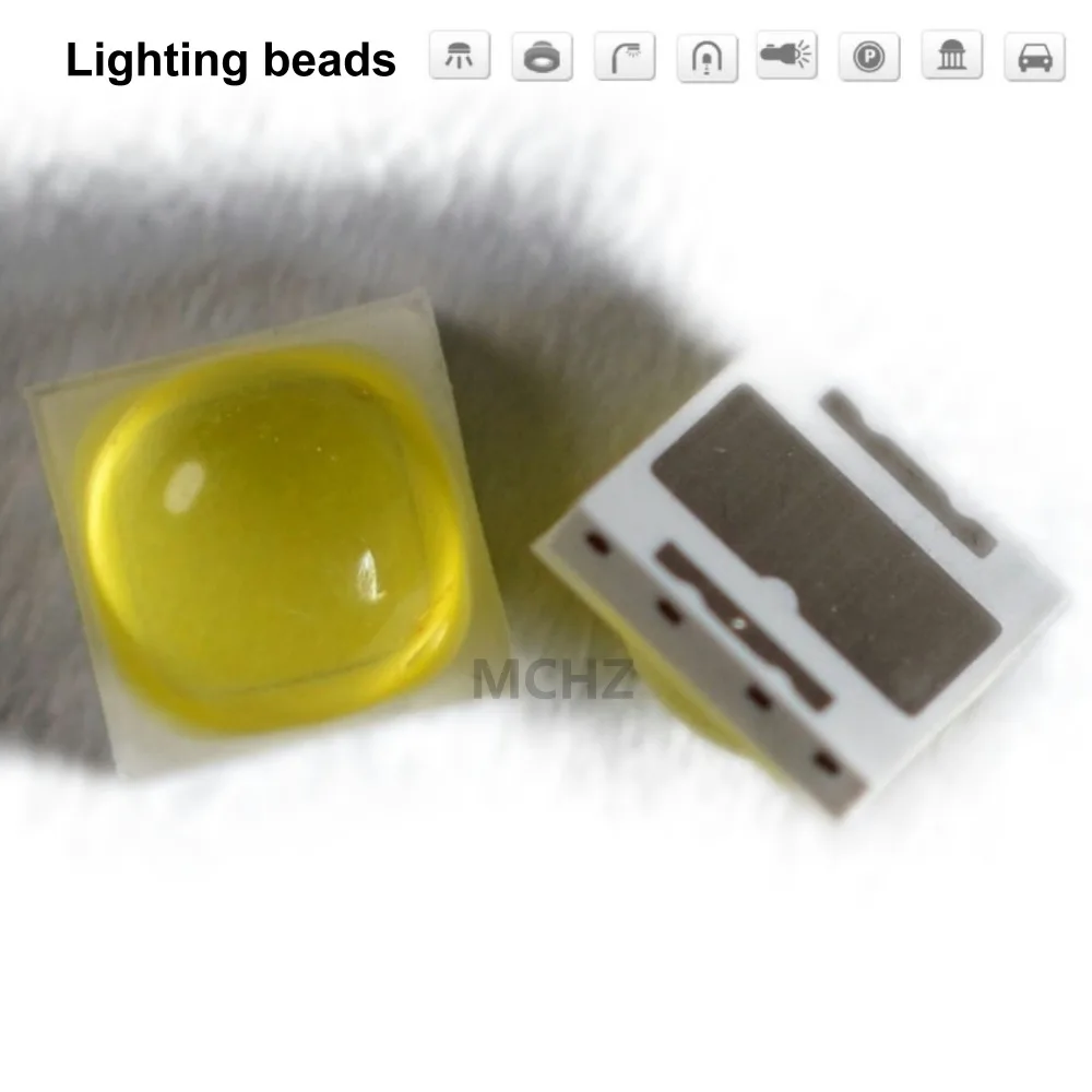 

25pcs osran 3737 10w 3000ma 3V-3.6V 6500k 100mil Large chip Replace seoul CREE Samsung LG 3535 5W