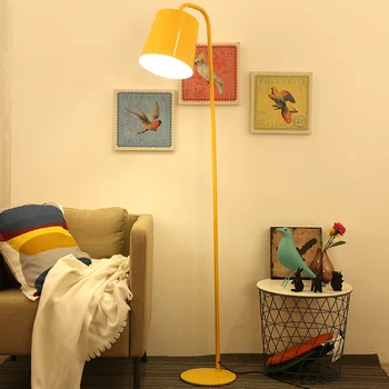 

Nordic modern iorn floor lamp study room bedside sitting room sofa personality restaurant standing light lamp
