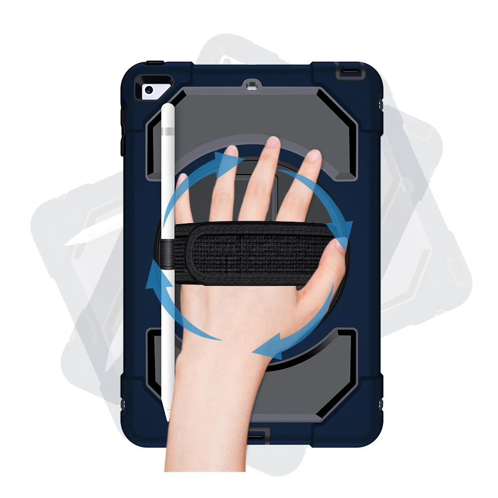 Для iPad Mini 5 4 чехол военный класс защита от падения с ручкой держатель руки