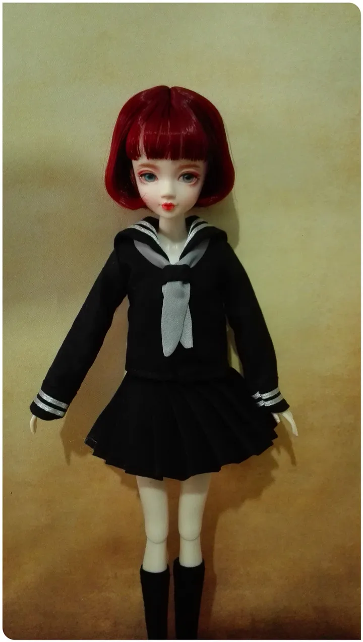 Костюм моряка, японская школьная форма, плиссированная юбка для Blyth, Kurhn, Azone, Momoko, Licca 1/6 фигурки кукол, косплей 2 шт./компл