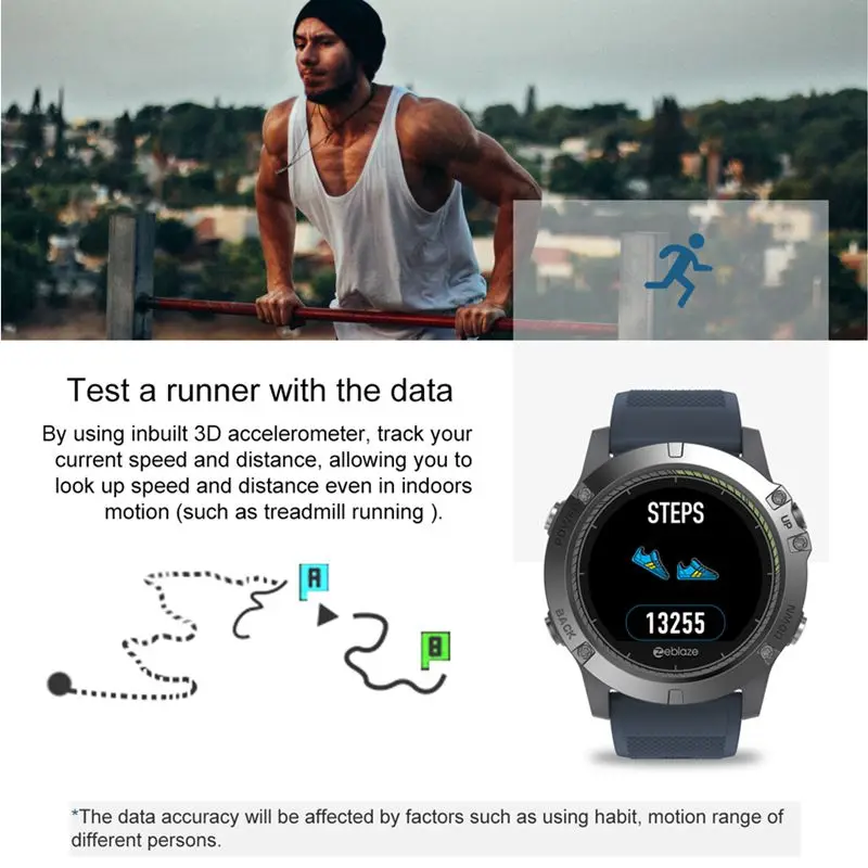 Tahan Air Smart Watch Wearable Siaga 