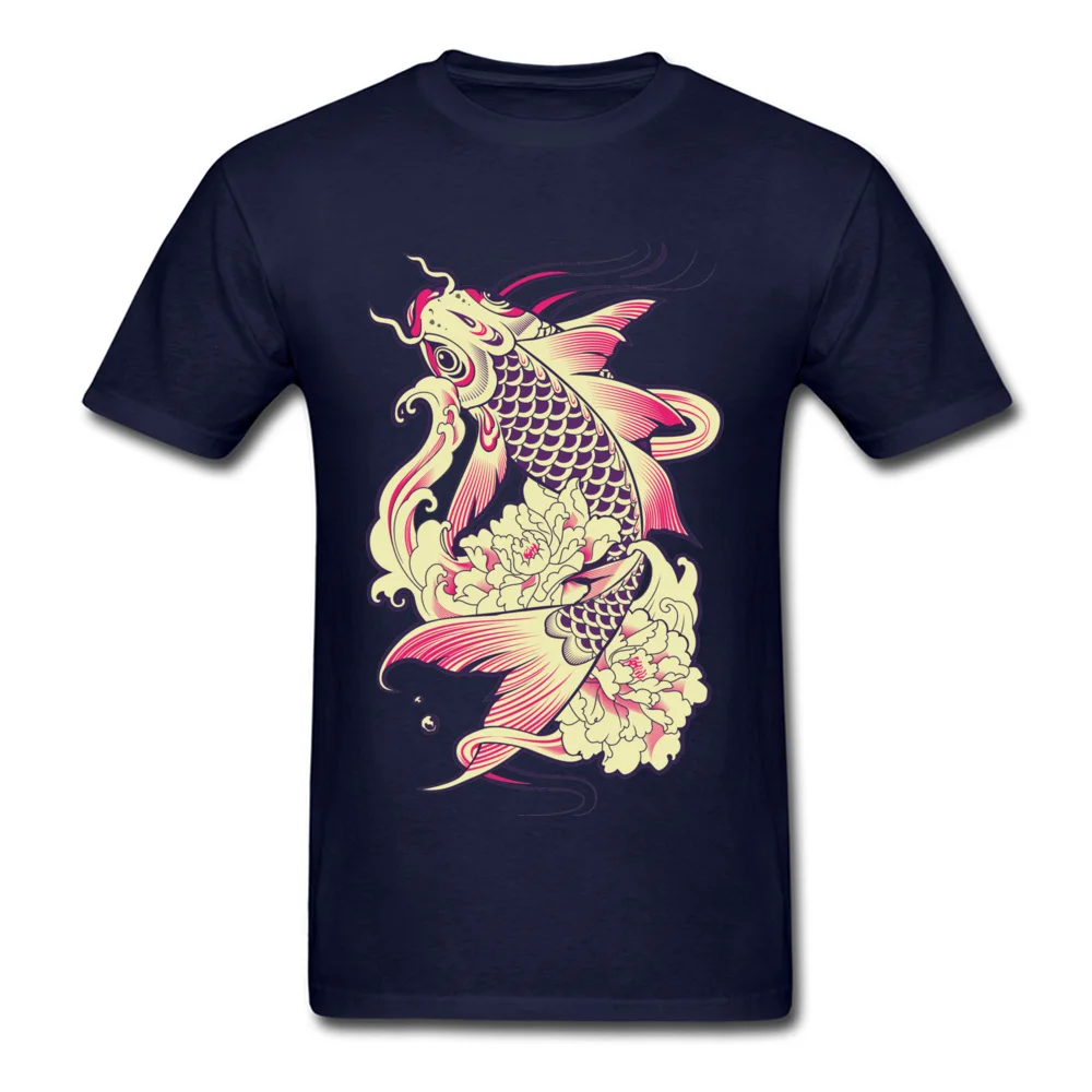 Koi Fish Illustration_navy