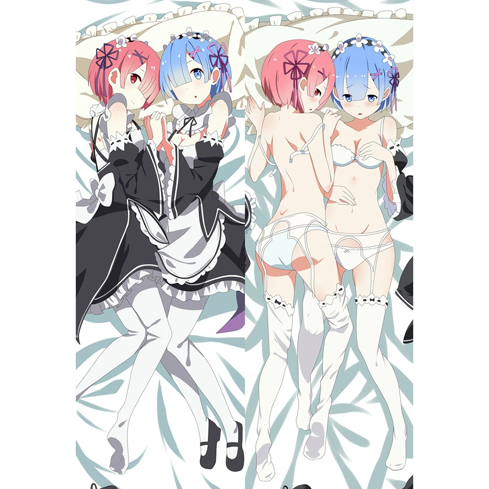 Чехол с изображением японского аниме Re:Zero Rem Dakimakura Emilia|sexy pillow cases|pillow casezero cases |