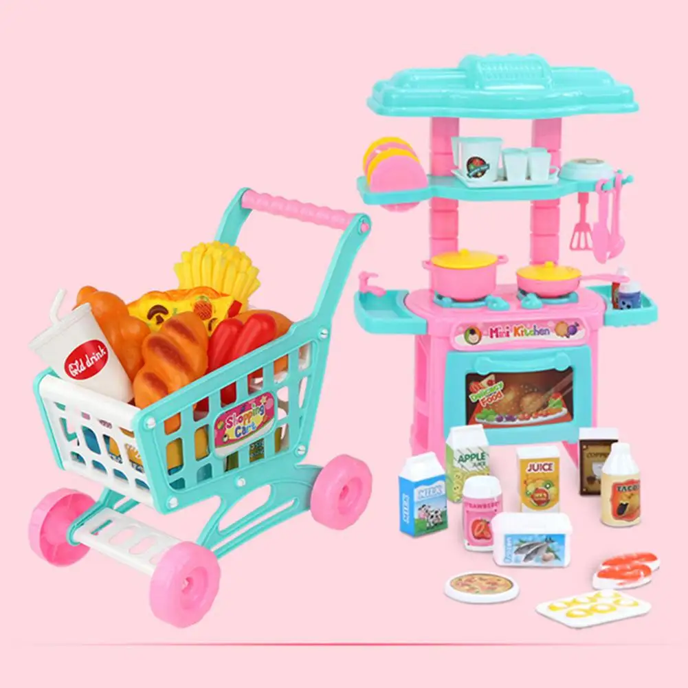 Детская мини-игрушечная посуда, набор для покупок, ролевые игры, кухонные принадлежности, игрушки для еды