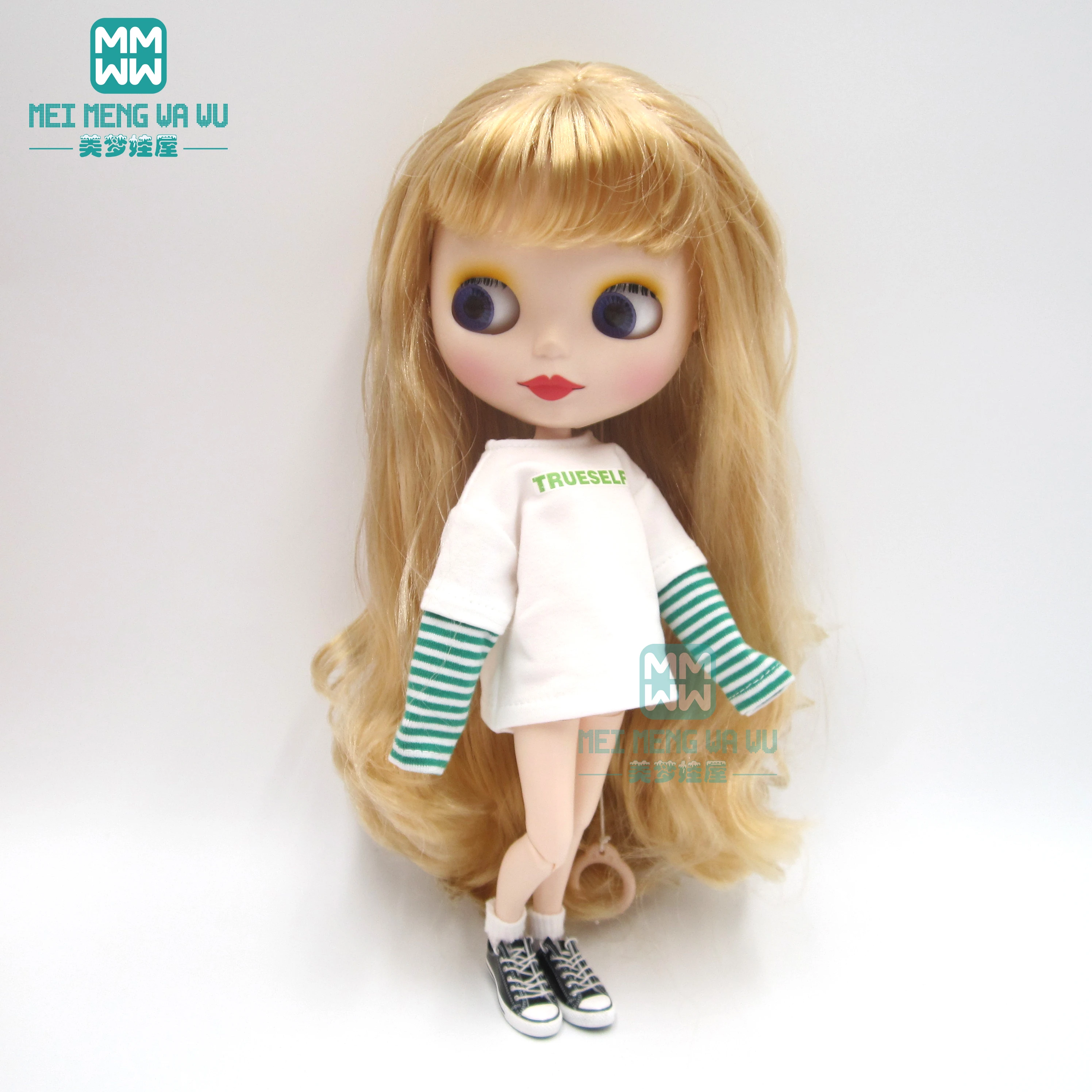 

1PCS Blyth clothes fashion striped t-shirt, casual wear for Blyth Azone 1/6 doll accessories