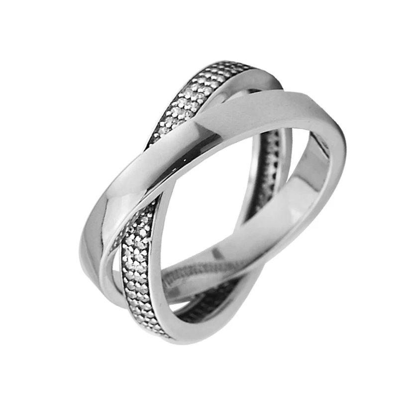 

1 PCS Women Rings Authentic 925 Sterling Silver Jewelry I Love You Promise Rings for Women DIY Charms Jewelry Making FLR141B