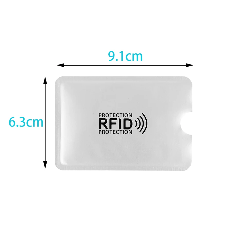 10 упаковок, противосканирующий рукав, Кредитная RFID визитница, Rfid блокирующий рукав, идентификация, противокражный RFID рукав с защитой от Rfid, для карт