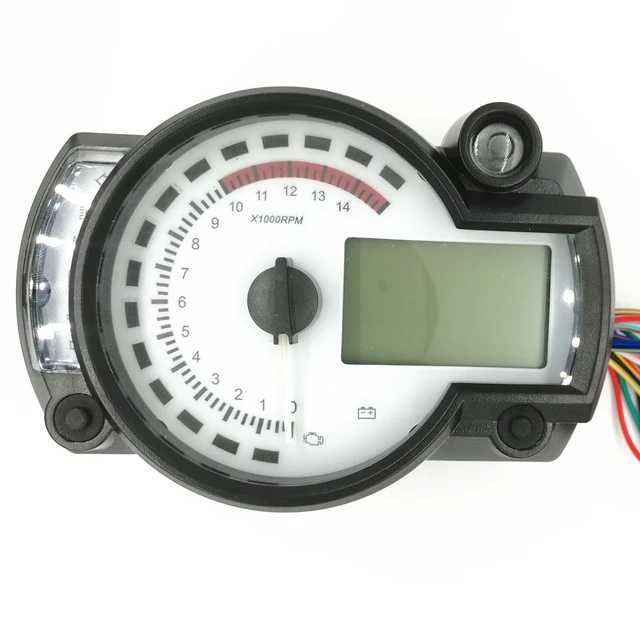 Compteur De Moto Numérique Universel Lcd, Mini, Tachymètre, Odomètre,  Compteur De Vitesse, Moteur Électrique - Instruments - AliExpress