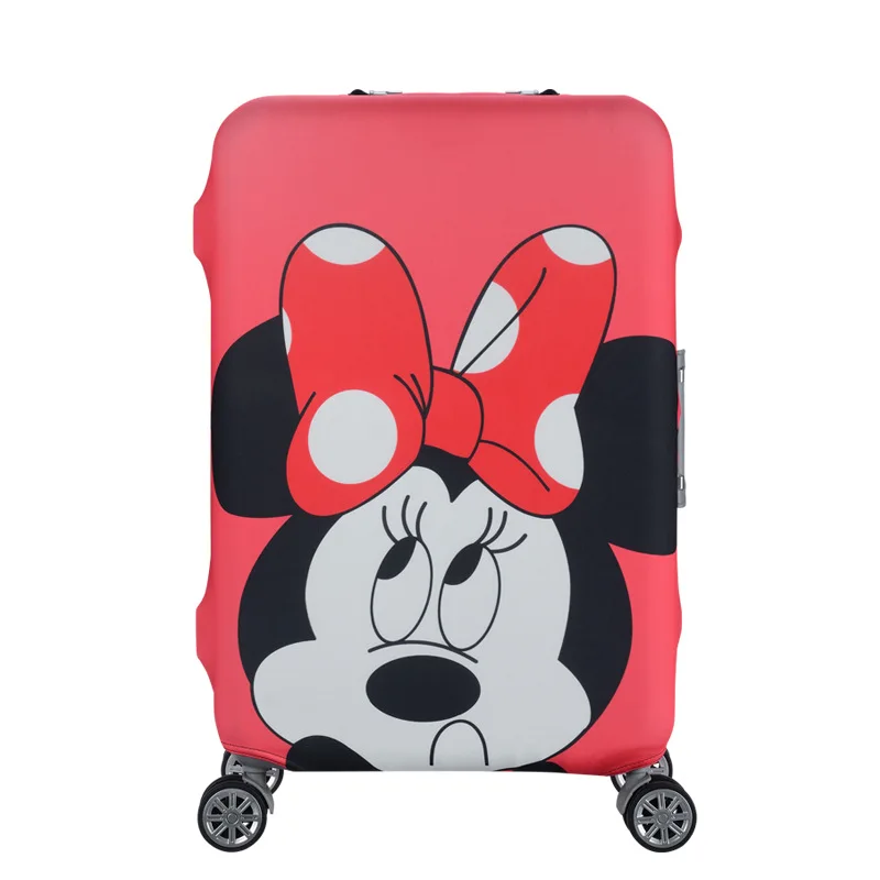 Minnie Mickey Travel Luggage Cover Suitcase Cover Springy Luggage Case Travel Bag Dust Cover Travel Accessories S/M/L/XL 16Color