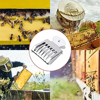 

Stainless Steel Cage Clip Bee Catcher Bee Keeper Beekeeping Equipment high quality Catcher for queen bee 2020 New Arrival