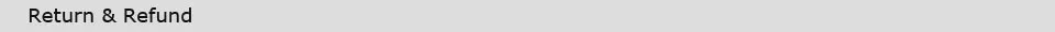 return & refund