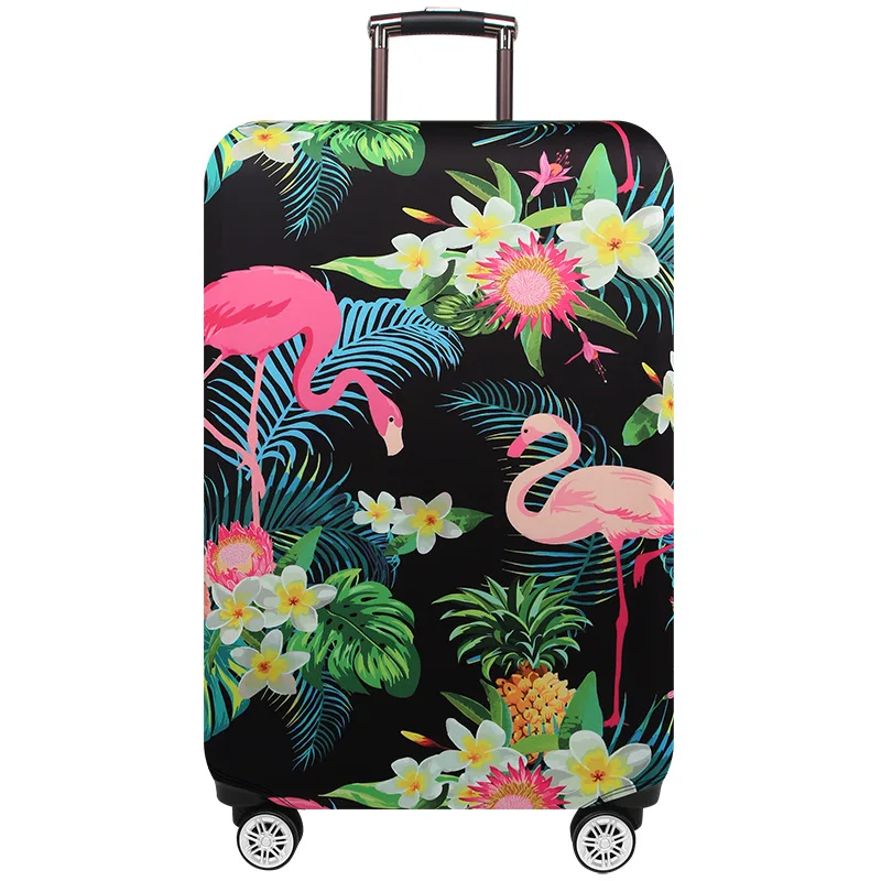 Дорожный костюм Фламинго чехол защитный чехол на чемодан чехол Аксессуары для путешествий эластичный Чехол для багажа чехол для 18 ''-32'' чехол для костюма - Цвет: V