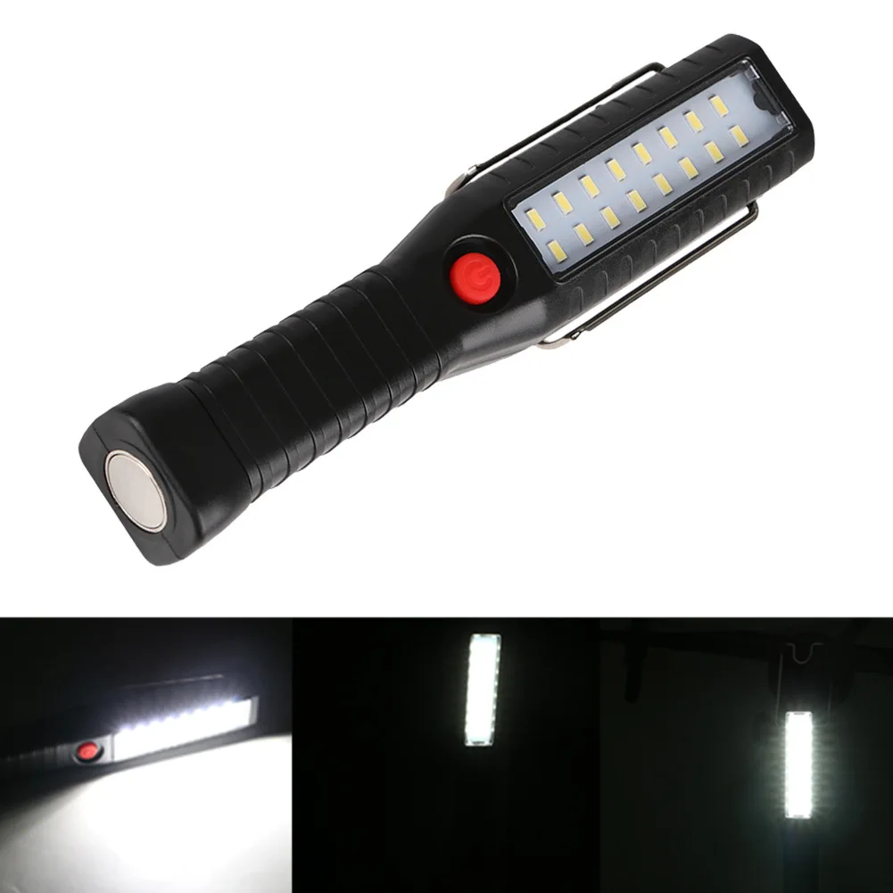 

LED Flashlight USB Rechargeable Working Lamp With Hook Magnet Torch Light for Home Camping Emergency TN99