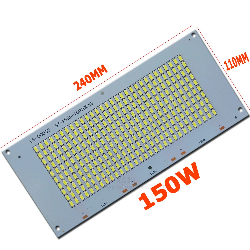 10p 150 Вт SMD 5730 светильник ная печатная плата x мм лм алюминиевый радиатор с