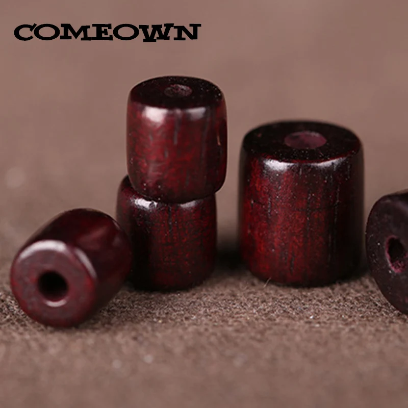 COMEOWN 50 шт. темно-красные бусины из натурального дерева 6 мм 8 деревянные