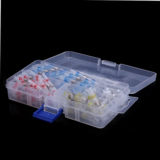 $US $11.23  100Pcs 26-10AWG Assorted Solder Sleeve Heat Shrink Splice Butt Wire With Box Shrinkage Cable Sleeve