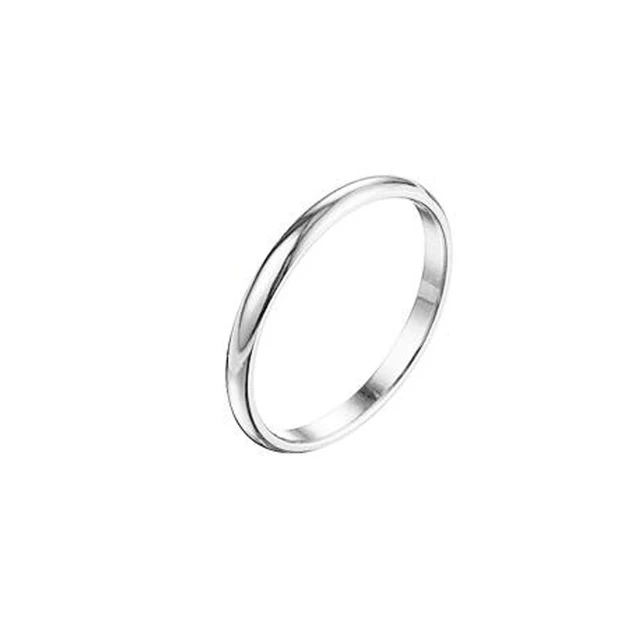 1MM Thin Titanium Steel Silver color Couple Ring Simple Fashion Rose Gold Color Finger Ring For Women and Men mens gifts 6