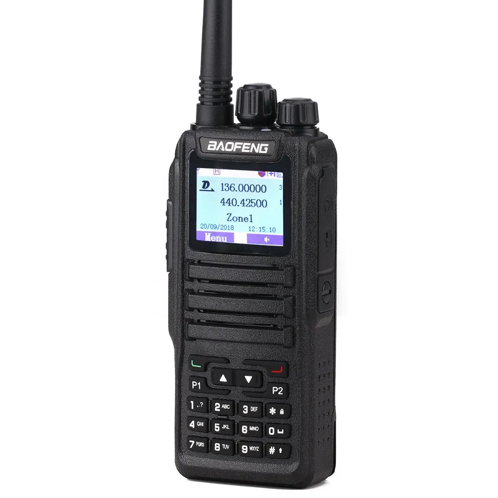 2019 Baofeng DM-1701 двухканальные рации Dual Time слот DMR цифровой/аналоговый DMR повторитель SMS Совместимость Ham Радио + Автомобильное зарядное