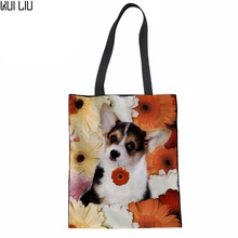 Женские сумки, женская Холщовая Сумка, животные, подростковые девушки, сумки на плечо, женские сумки с короткими ручками, мягкая пляжная сумка для покупок