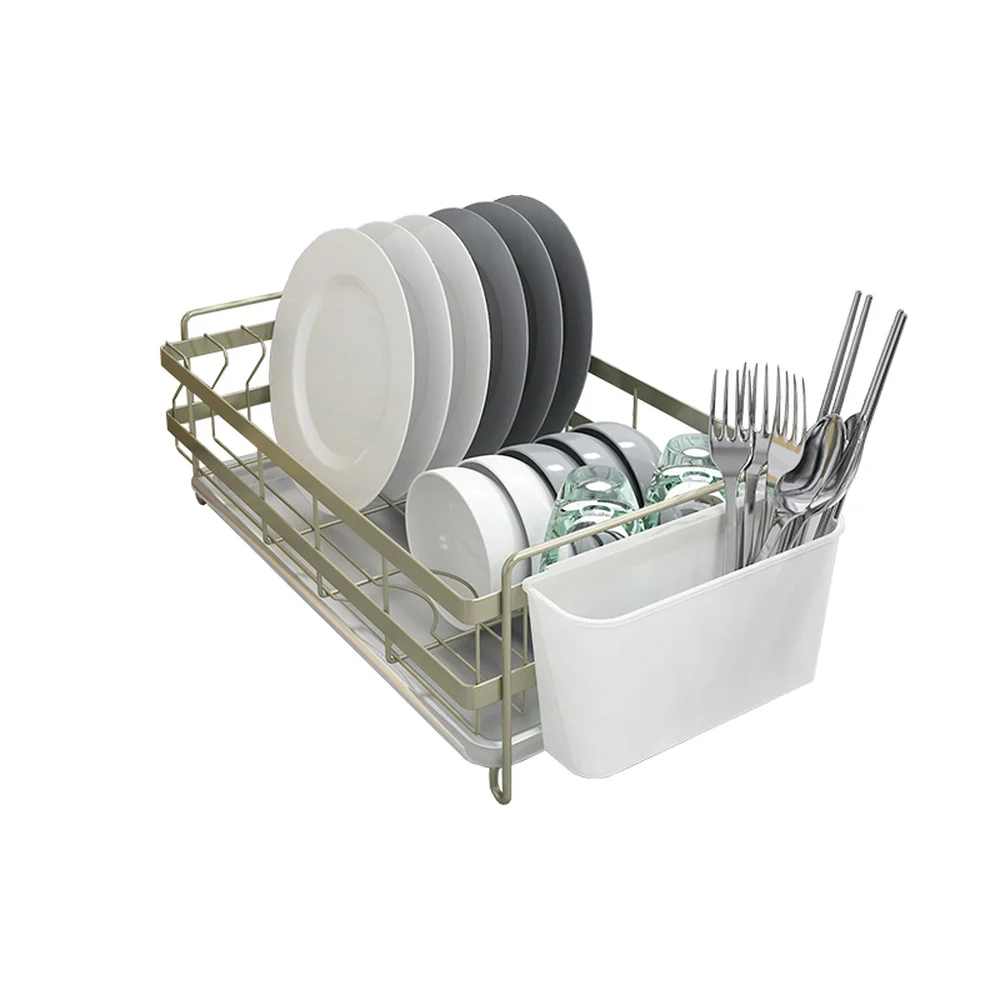  Kitchen desktop storage drain rack wrought iron sink tableware dish WY7121116 - 4000003071359