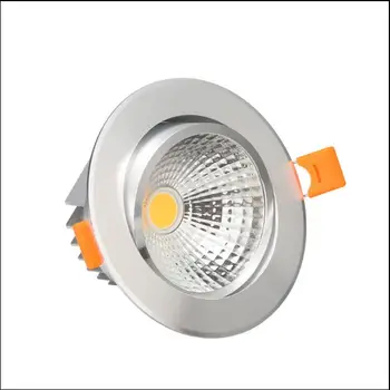 

Super Bright 1pcs Dimmable Led downlight light COB Ceiling ac110-220v Spot Light 3w 5w 7w 12w LED ceiling recessed Lights