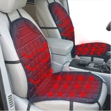 Funda de cojín de asiento de coche con calefacción de 12V, calentador, cojín para hogar, cojín de asiento con calefacción