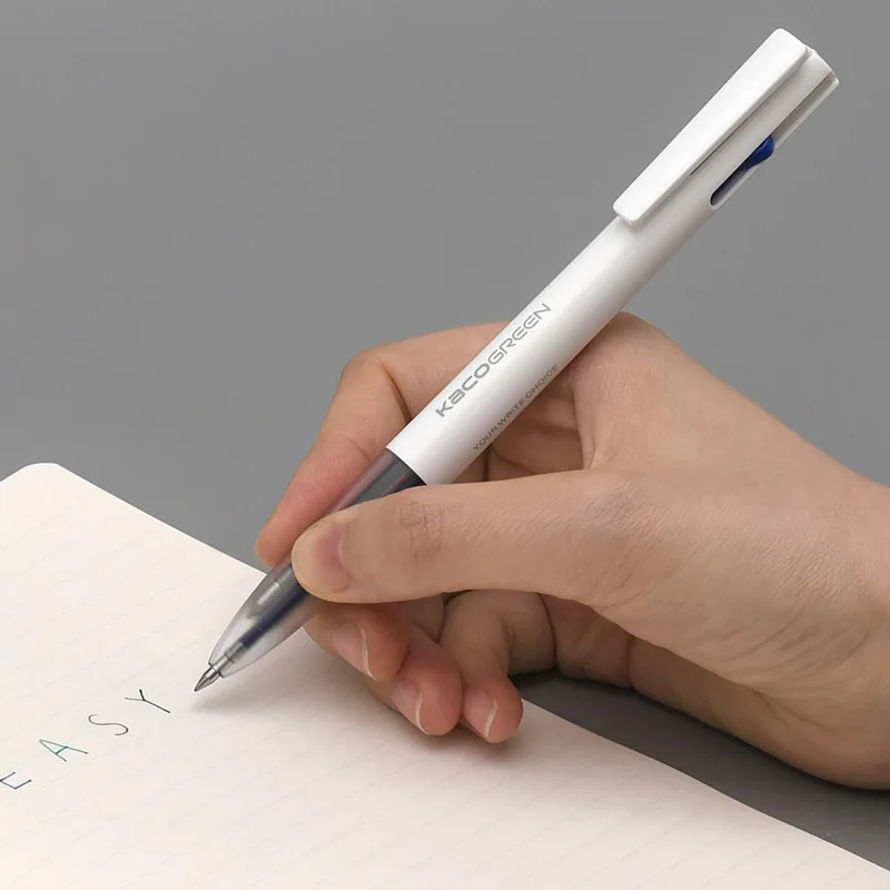 Xiaomi KACO 4 в 1 Easy 4 Sign PEN Многофункциональные ручки 0,5 мм черный синий красный зеленый стержень сменный гелевый ручка для офиса студента с 4 заправками