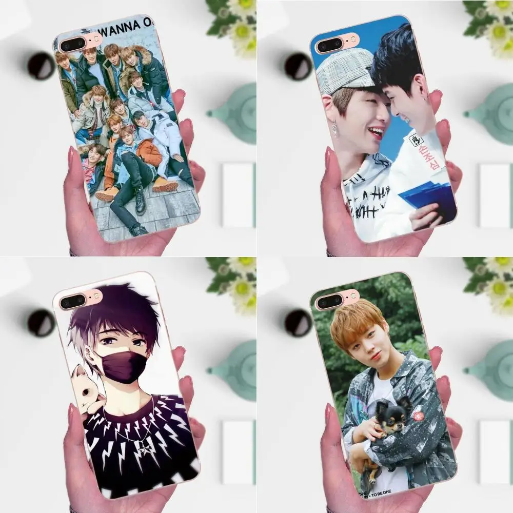Корейская певица Wanna One Diy Цветная для Huawei P7 Honor 4C 5A 5C 5X 6 6C 6A 6X 7 7X 8 9 V8 V10 Y3II Y5II Y6II G8 Play
