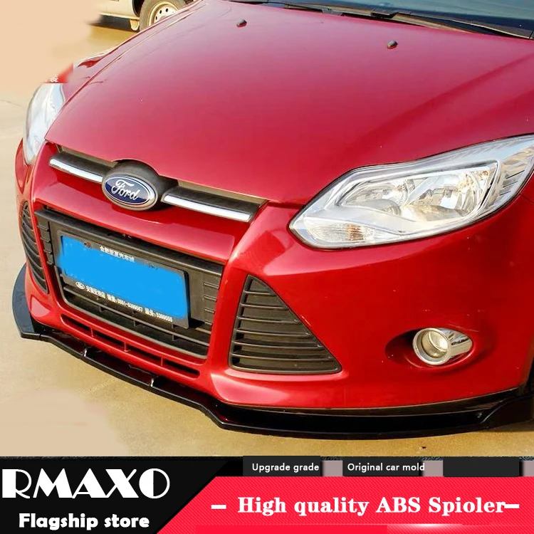 

For Focus ABS Rear Bumper Diffuser Protector For 2012 Ford Focus Sagitar Body kit bumper rear Front shovel lip rear spoiler