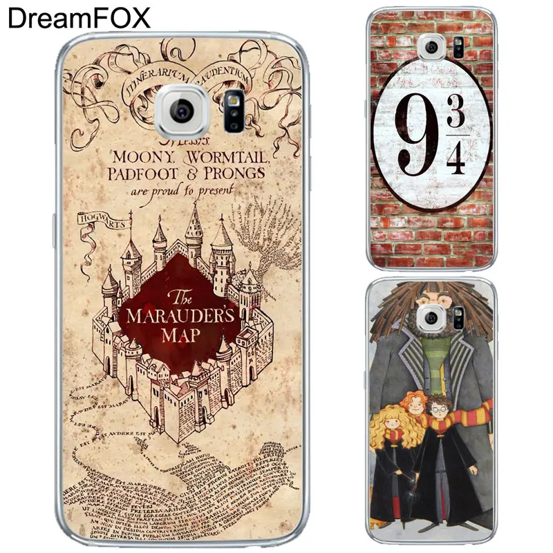 DREAMFOX L374 Мягкий ТПУ силиконовый чехол Гарри Поттер Дары смерти для Samsung Galaxy Note S 3 4 5
