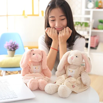 

1Pcs 40cm Cute Rabbit Dolls Plush Toys Stuffed Animals Gifts for Girls & Kids Wedding Gifts