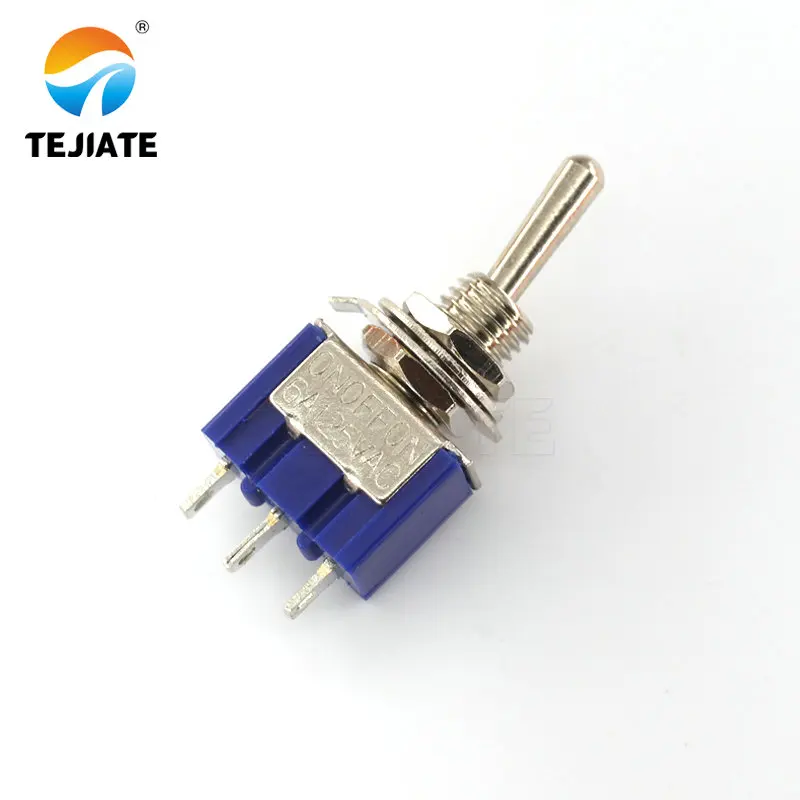 5 шт./лот мини MTS 103 3 контактный SP3T ON OFF 6A 125V 3A250VAC переключатели хорошего качества|Выключатели| |