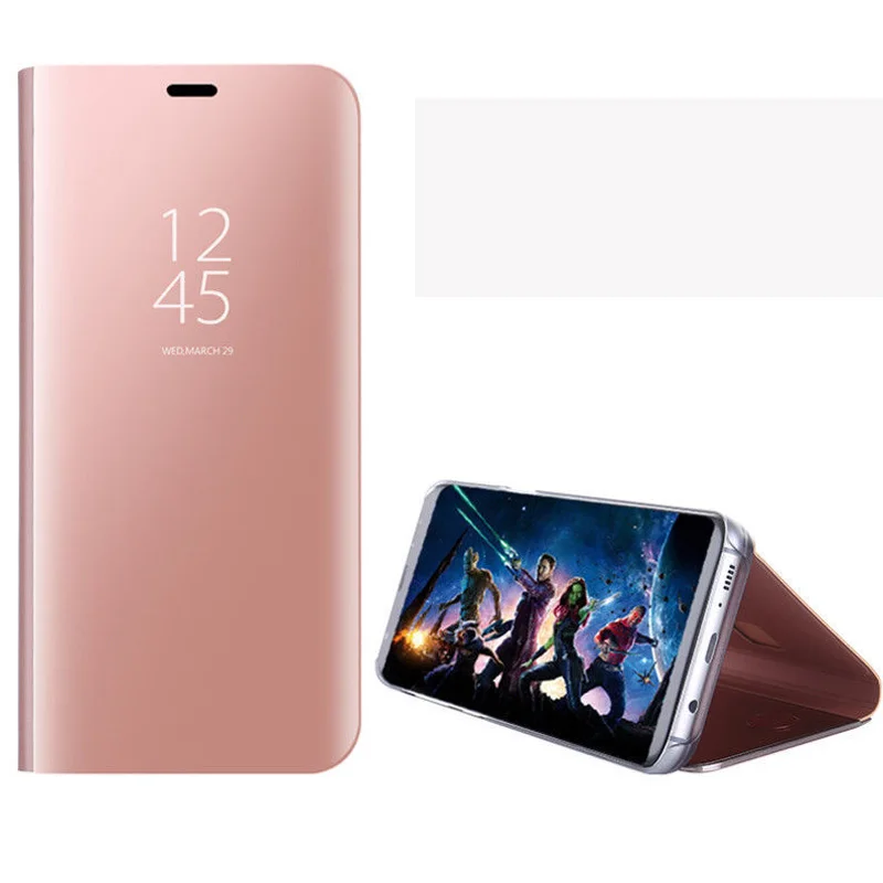 Чехол для Honor 7A Pro 5 7 дюйма зеркальные чехлы подставки телефонов Huawei Y6 Prime 2018 чехол A