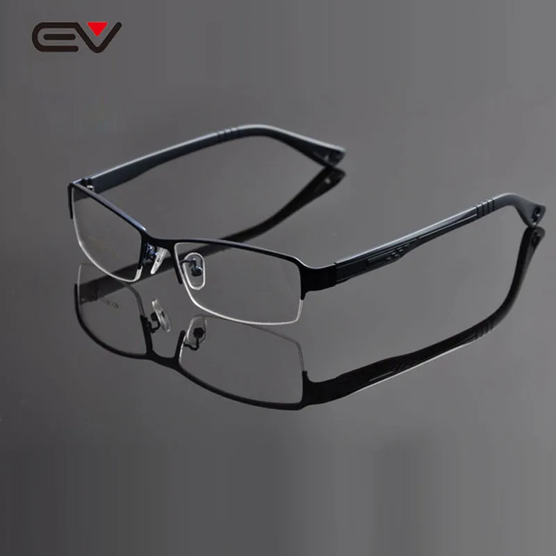 2015EV металлические бизнес очки для близорукости мужские полуоправы Marcos Opticos oculos
