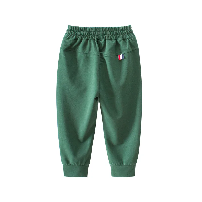 Brand 24M-10Y Kids Pants Leggings Spring Baby Boys Casual Pants Kids Clothing Boys Cotton Trousers Toddler Boys Harem Pants - Цвет: Green