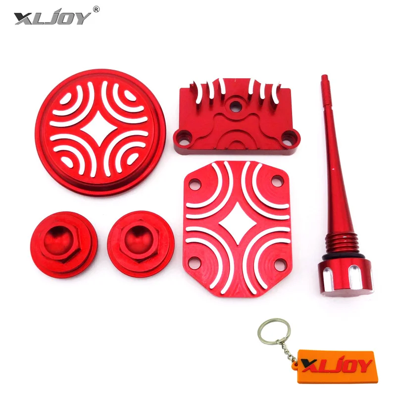 

XLJOY Red Engine Dress Up Kit Valve Cap Cover For 50cc 70cc 90cc 110cc 125cc Chinese Pit Dirt Motor Bike ATV Quad Motorcycle