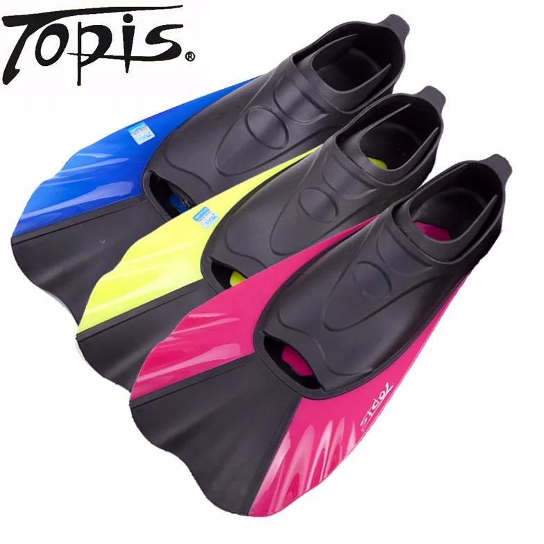 Дайвинг ласты Topis бренд профессиональные ласты дайвинг короткие ласты подводное плавание обувь Для мужчин Для женщин Плавание обучение перепончатые ног