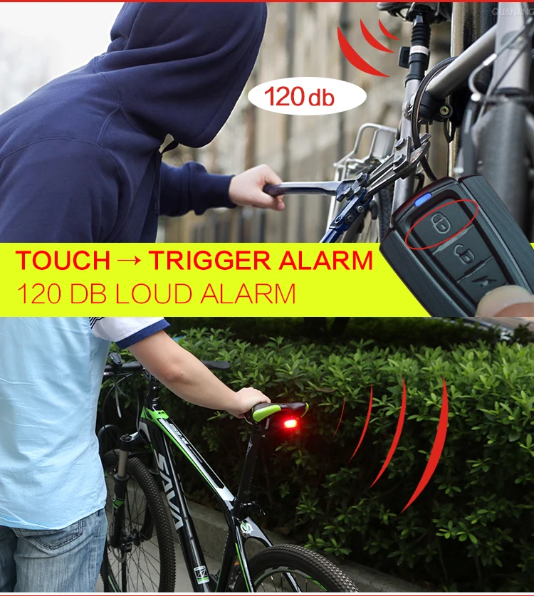 Top Anti-theft Bike Security Alarm Lock Bicycle Tail Llight USB Rechargeable Lock Alarm Mountain Bike Rear Light Cycling Accessories 2 Top Anti-theft Bike Security Alarm Lock Bicycle Tail Llight USB Rechargeable Lock Alarm Mountain Bike Rear Light Cycling Accessories 2