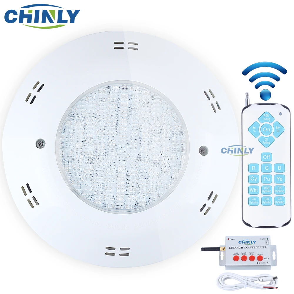 AC12V 18 Вт RGB SMD5050 105 светодиодный настенный плавательный светильники для бассейна