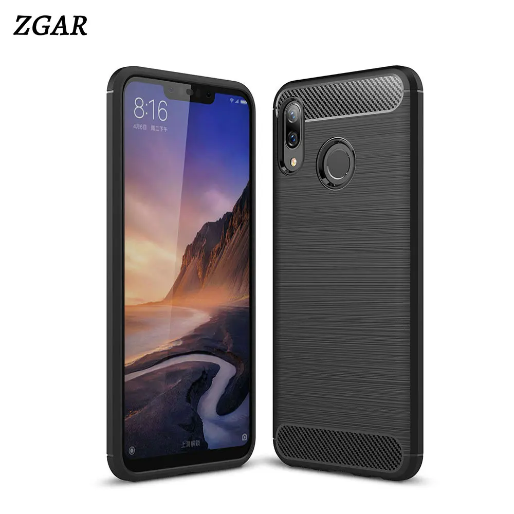 For Huawei Nova 3 Case ZGAR Carbon Fiber Mobile Covers Nova3 Celular Phone Bags Cases for Soft Men Women | Мобильные телефоны и